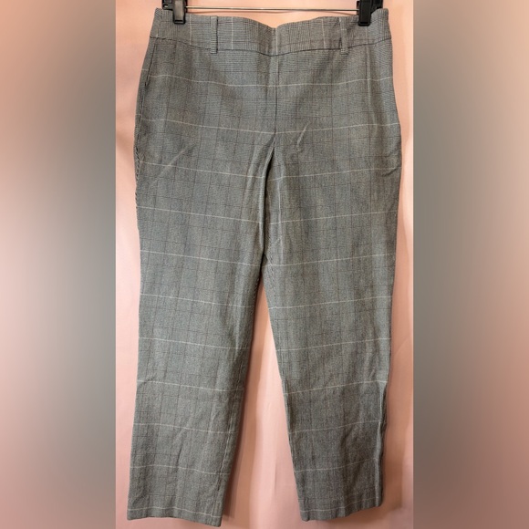 Talbots Pants - Talbots Classic Gray Ankle Plaid Women's Pants